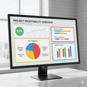 Project profitability dashboard for SME