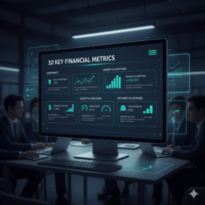 Chart displaying top financial KPIs for SMEs