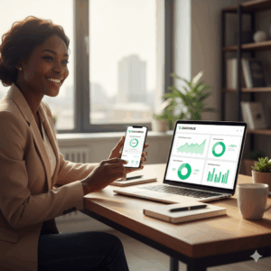 Startup owner using Zaccheus to manage costs during economic inflation