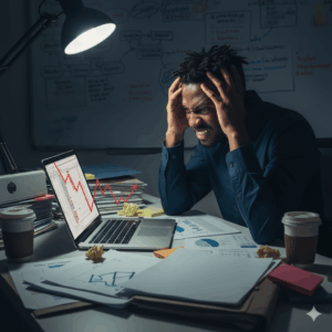 Startup founder facing operational and governance challenges