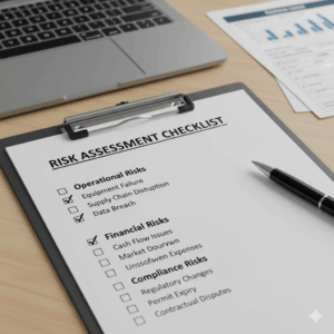 Business insurance plan risk assessment checklist