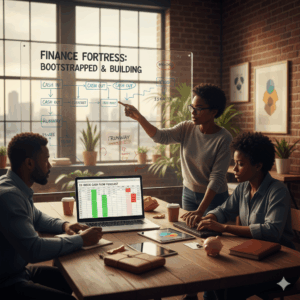 Cash flow tracking for bootstrapped startup finances