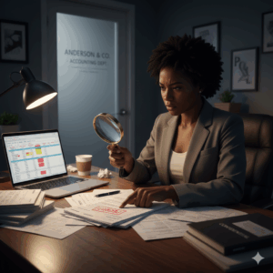 Internal investigation of financial mismanagement in a small business