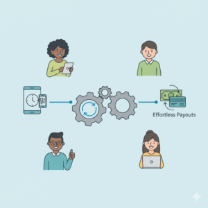 Step-by-step automated payroll processing workflow for scaling small teams.