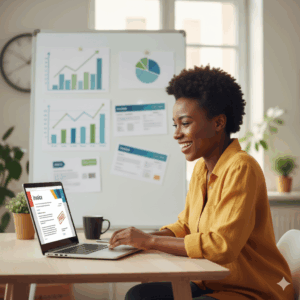 Freelancer calculating tax savings with consolidated relief allowance in Nigeria.