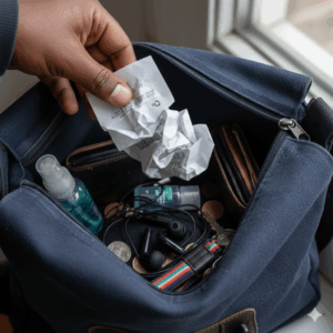 Lost receipts caused by delayed expense tracking