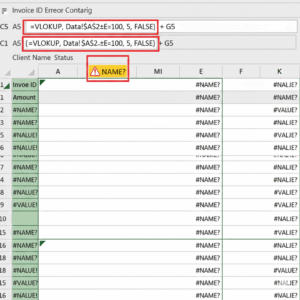 Spreadsheet formula errors causing financial mistakes