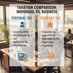 Personal income tax vs company tax Nigeria comparison