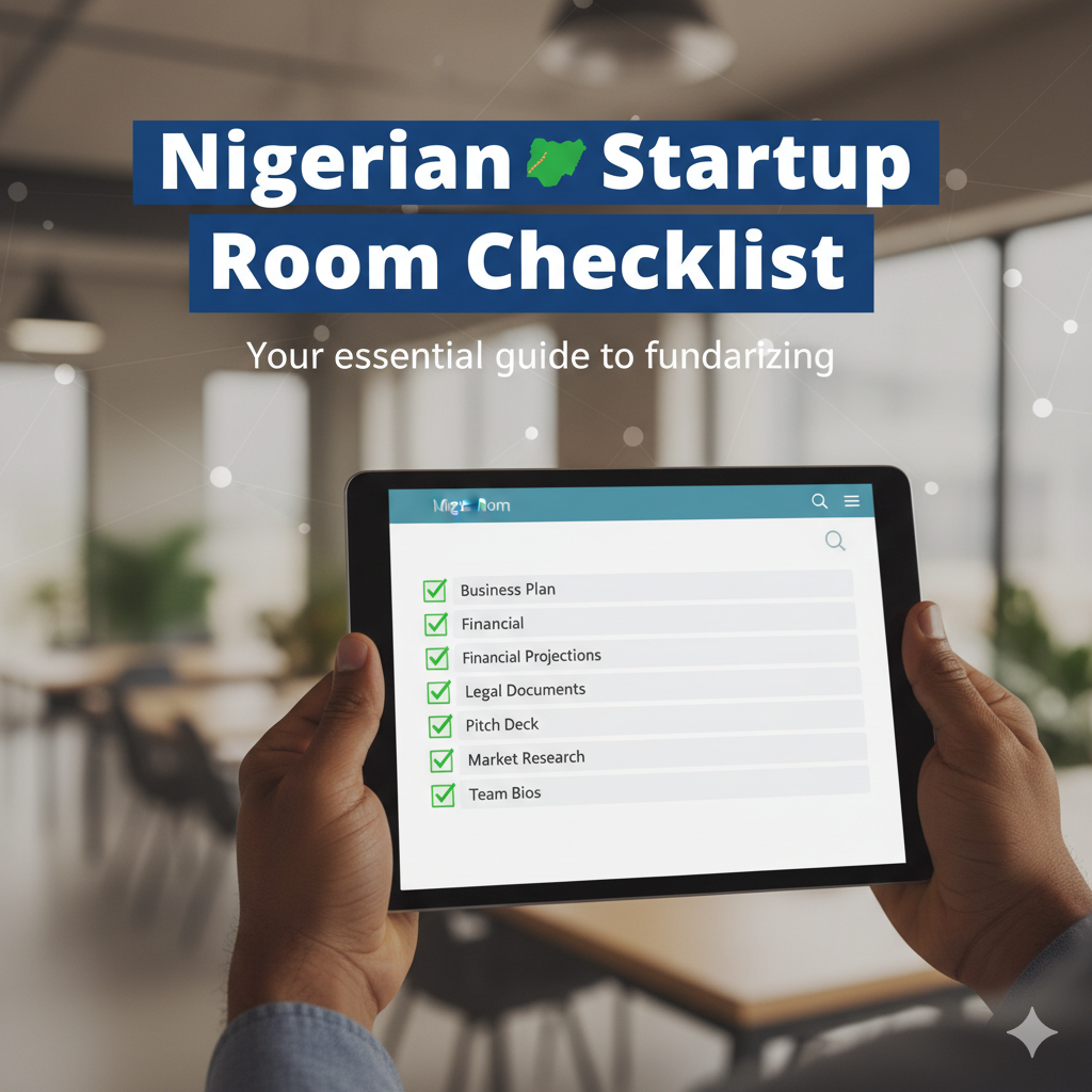 Checklist for Nigerian startup data room checklist