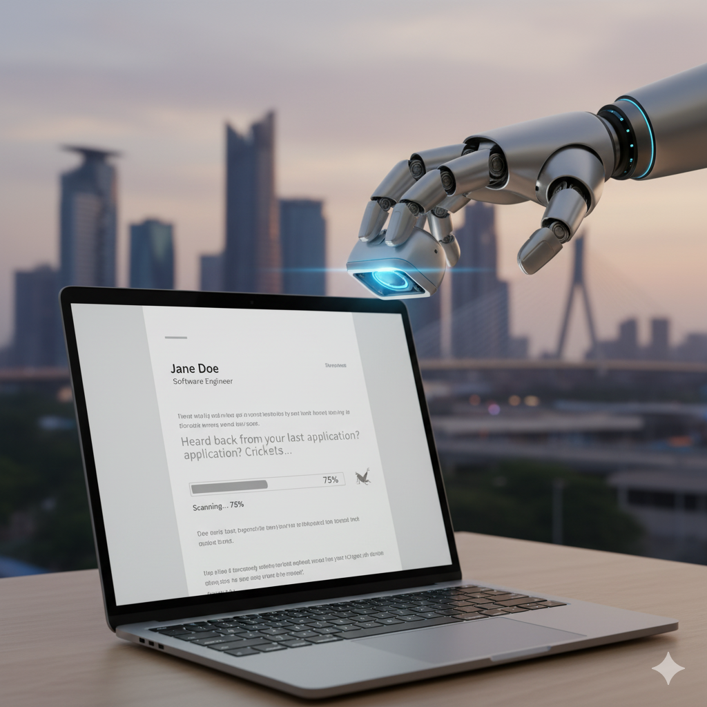 ATS full form in HR: Robot screening Nigerian résumé on Jobberman.
